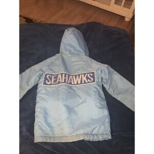Seahawks Size 8 NFL Girls Childrens Jacket Blue (VMA Floor)